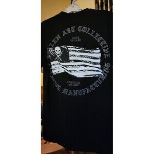 Sullen Banner Flag American Pride Tattoo Inked Art Distressed Shirt Small D30